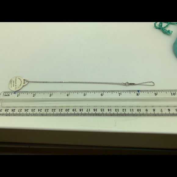 Tiffany&co 925 Return Necklace 16 Inches Long - Picture 5 of 8